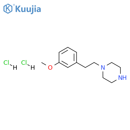 1-[2-(3-methoxyphenyl)ethyl]piperazine dihydrochloride structure