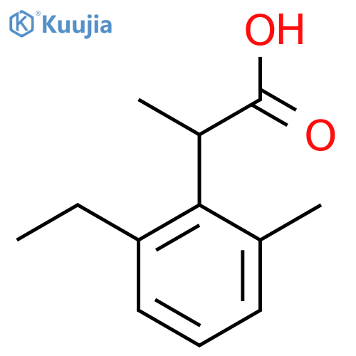 2-Ethyl-6-methylphenylpropanoic acid structure