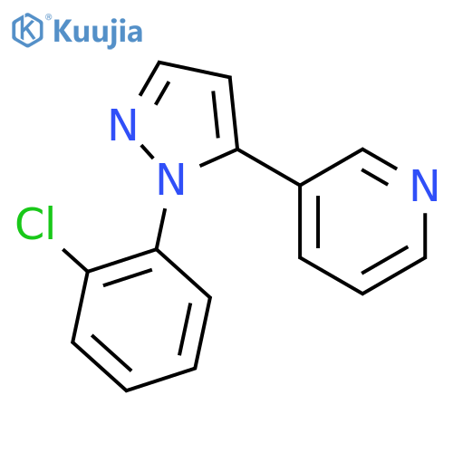 3-(1-(2-Chlorophenyl)-1H-pyrazol-5-yl)pyridine structure