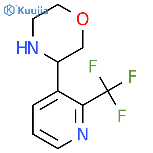3-2-(trifluoromethyl)pyridin-3-ylmorpholine structure
