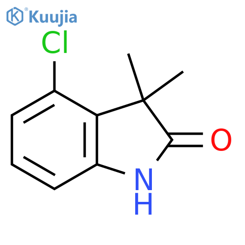 4-Chloro-3,3-dimethylindolin-2-one structure