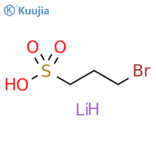 lithium(1+) ion 3-bromopropane-1-sulfonate structure