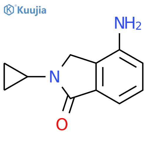 4-Amino-2-cyclopropyl-2,3-dihydro-1H-isoindol-1-one structure
