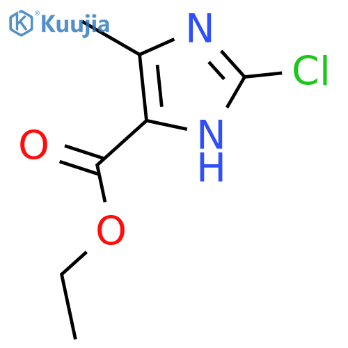 2-chloro-4-methyl-1H-Imidazole-5-carboxylic acid ethyl ester structure