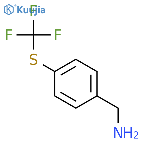 4-(Trifluoromethylthio)benzylamine structure