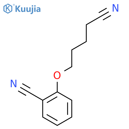 2-(4-cyanobutoxy)benzonitrile structure