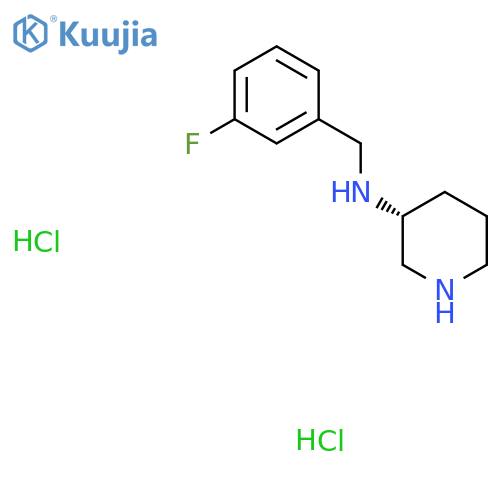 (R)-N-(3-Fluorobenzyl)piperidin-3-aminedihydrochloride structure