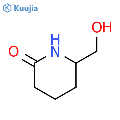 (6S)-6-(hydroxymethyl)-2-Piperidinone structure