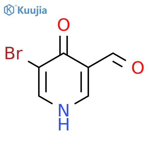 5-Bromo-4-hydroxynicotinaldehyde structure