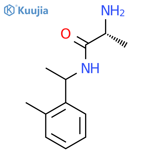 (2R)-2-Amino-N-[1-(2-methylphenyl)ethyl]propanamide structure