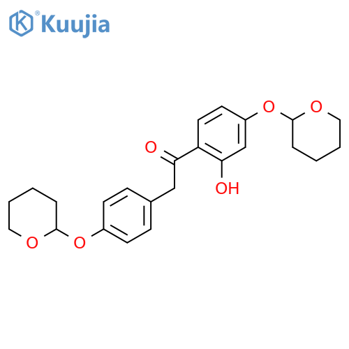 1,2-(2'-Hydroxyl-4',4''-bis-alpha-pyranol)diphenylethanone structure