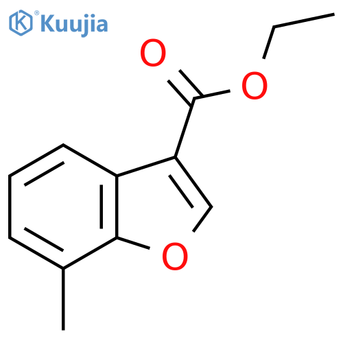 ethyl 7-methylbenzofuran-3-carboxylate structure
