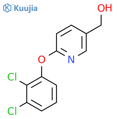 3-Pyridinemethanol, 6-(2,3-dichlorophenoxy)- structure