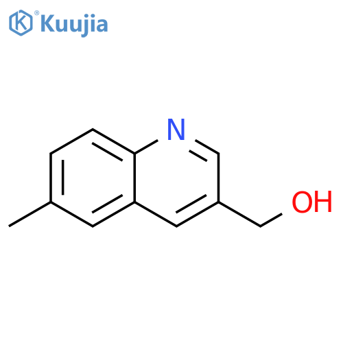 (6-methylquinolin-3-yl)methanol structure