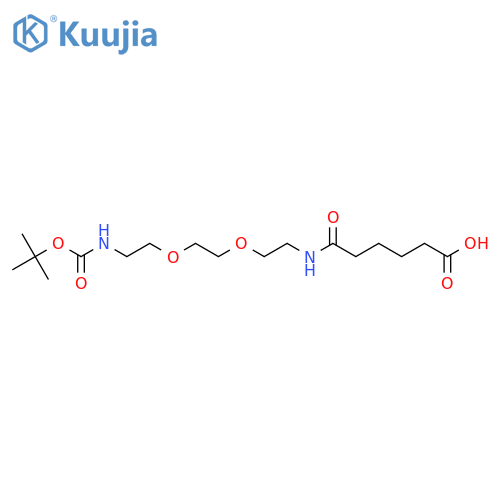 Boc-NH-PEG2-C2-amido-C4-acid structure