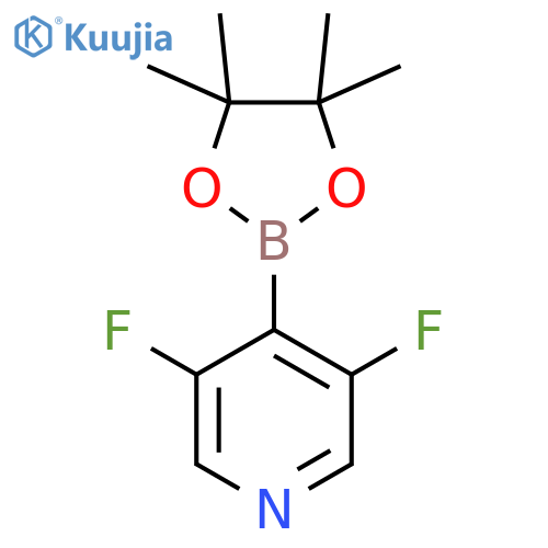 3,5-Difluoropyridine-4-boronic acid pinacol ester structure