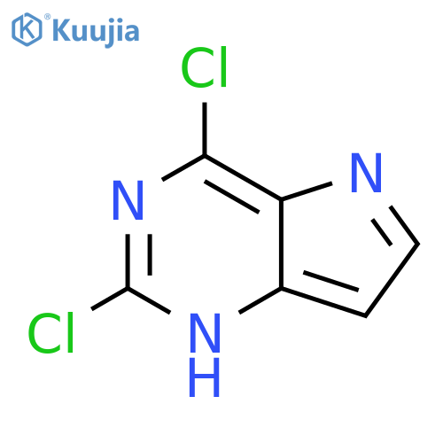 2,4-Dichloro-1H-pyrrolo3,2-dpyrimidine structure