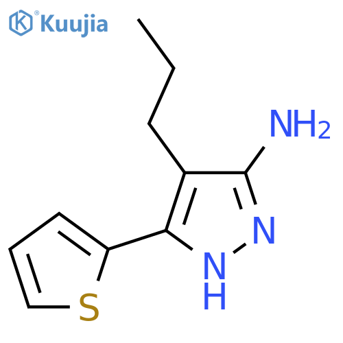 4-Propyl-3-(thiophen-2-yl)-1h-pyrazol-5-amine structure