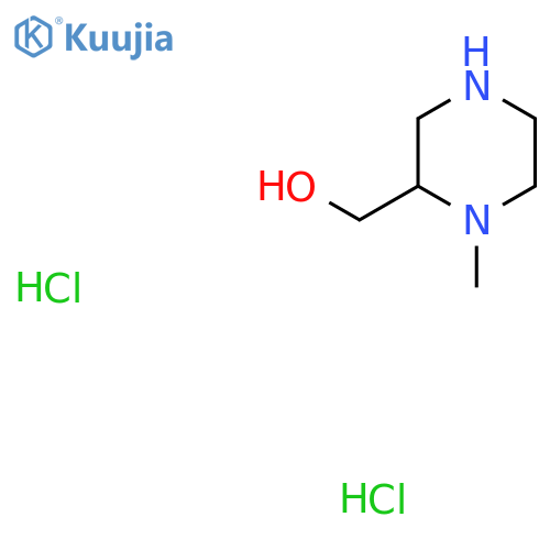 (1-Methyl-2-piperazinyl)methanol dihydrochloride structure