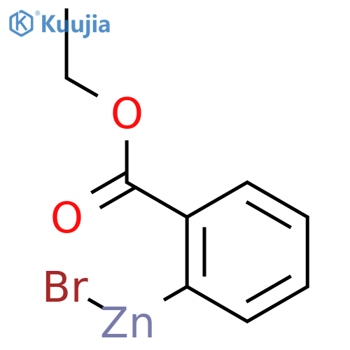 2-(ethoxycarbonyl)phenylzinc bromide structure