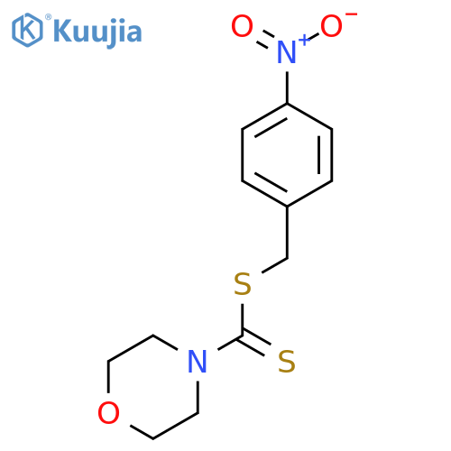 4-Nitrobenzyl morpholine-4-carbodithioate structure