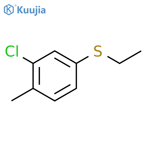 3-Chloro-4-methylphenyl ethyl sulfide structure
