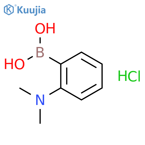 2-(dimethylamino)phenylboronic acid hydrochloride structure
