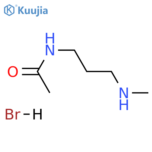 N-3-(methylamino)propylacetamide hydrobromide structure