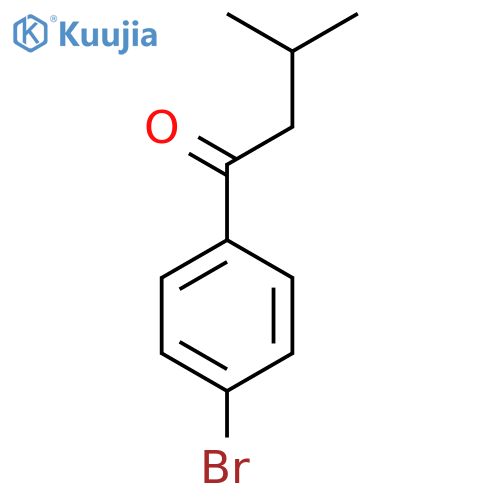 1-(4-Bromophenyl)-3-methylbutan-1-one structure