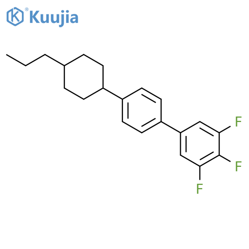 3,4,5-Trifluoro-4'-(trans-4-propylcyclohexyl)-1,1'-biphenyl structure