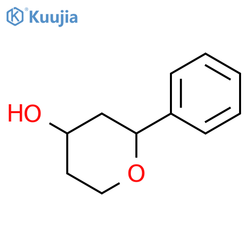 2-phenyloxan-4-ol structure