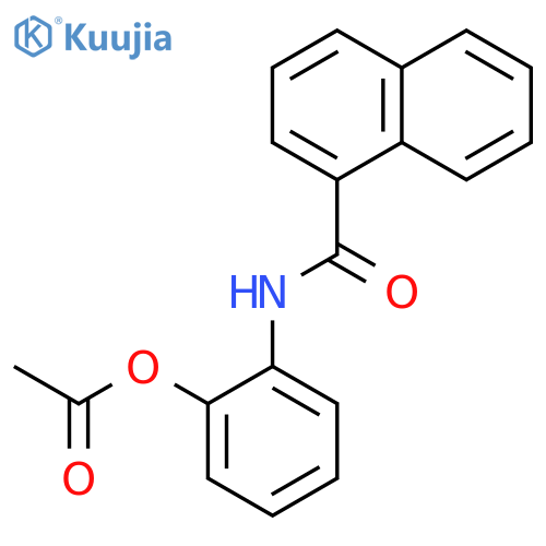 1-Naphthalenecarboxamide, N-[2-(acetyloxy)phenyl]- structure