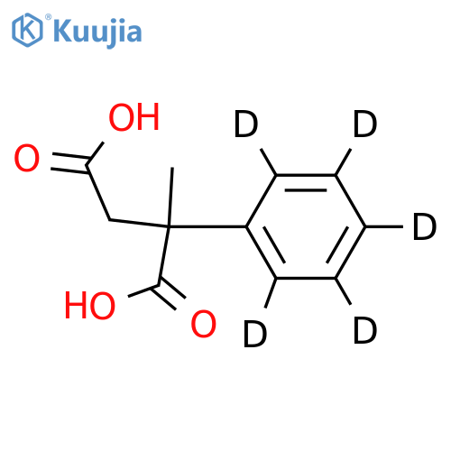 2-Methyl-2-phenylsuccinic-d5 Acid structure