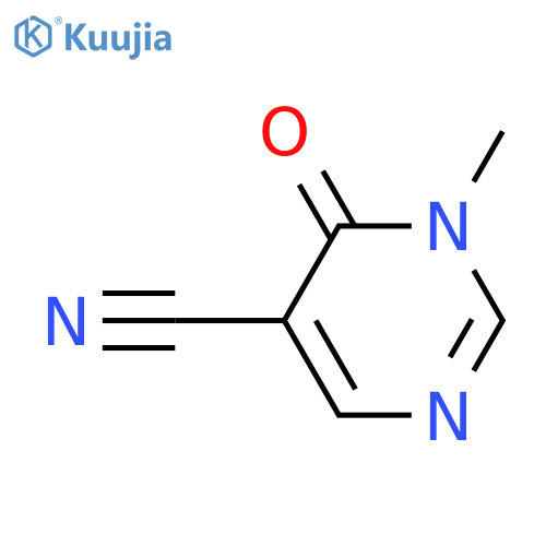 1-Methyl-6-oxo-1,6-dihydropyrimidine-5-carbonitrile structure