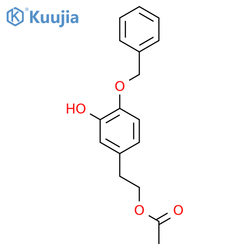 4-O-Benzyl-3-hydroxy Tyrosol a-Acetate structure