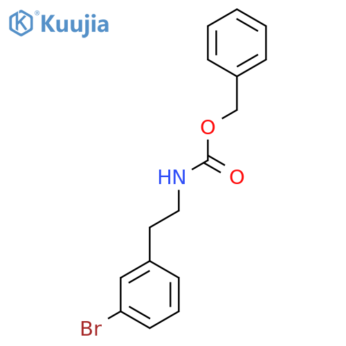 Benzyl 3-bromophenethylcarbamate structure