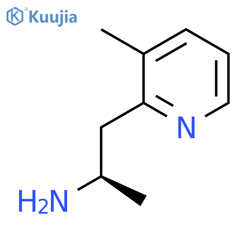 (2R)-1-(3-methylpyridin-2-yl)propan-2-amine structure