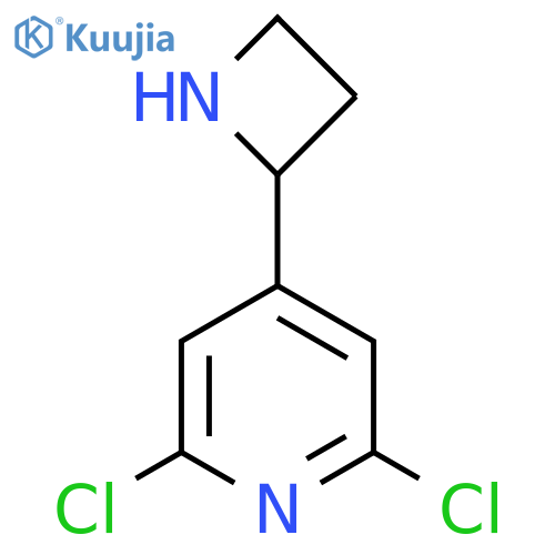 4-(azetidin-2-yl)-2,6-dichloropyridine structure
