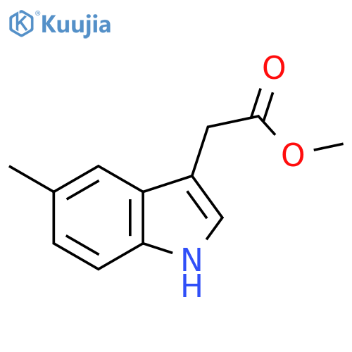 Methyl2-(5-Methyl-3-indolyl)acetate structure