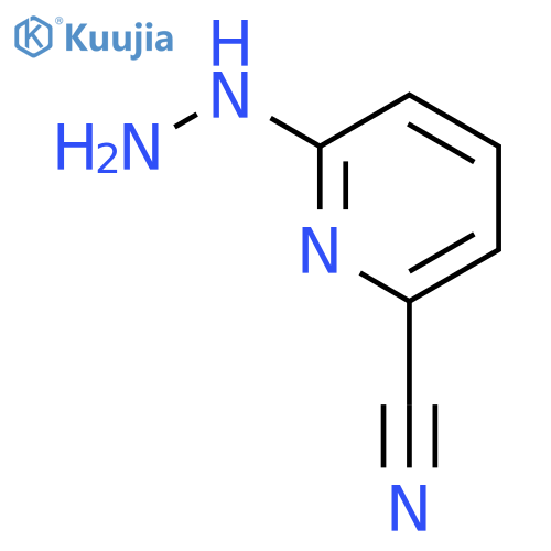 6-hydrazinylpyridine-2-carbonitrile structure