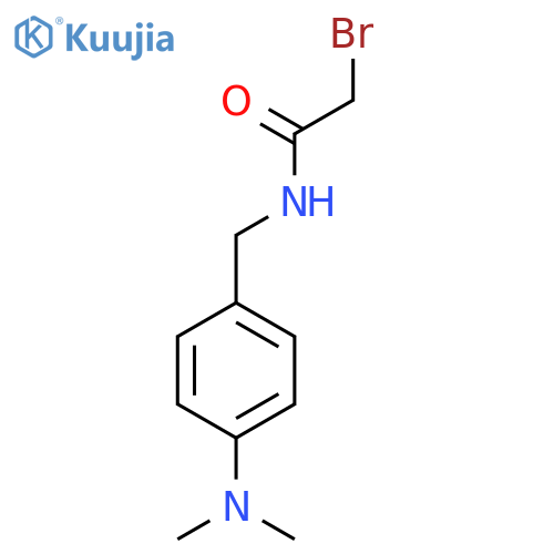 2-Bromo-N-4-(dimethylamino)benzylacetamide structure
