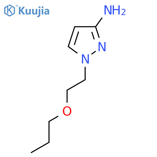 1-(2-propoxyethyl)-1H-pyrazol-3-amine structure