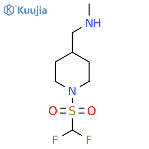 (1-difluoromethanesulfonylpiperidin-4-yl)methyl(methyl)amine structure