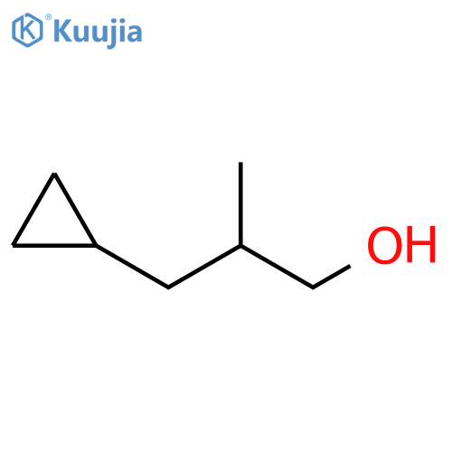 3-cyclopropyl-2-methylpropan-1-ol structure
