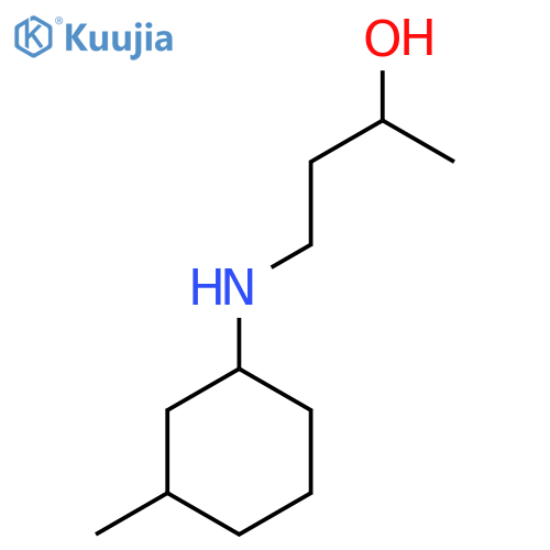 4-(3-methylcyclohexyl)aminobutan-2-ol structure