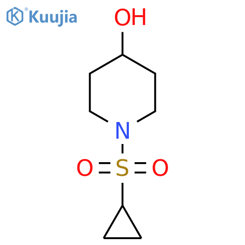 1-(cyclopropanesulfonyl)piperidin-4-ol structure