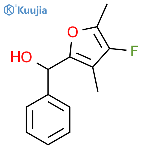 (4-Fluoro-3,5-dimethylfuran-2-yl)(phenyl)methanol structure
