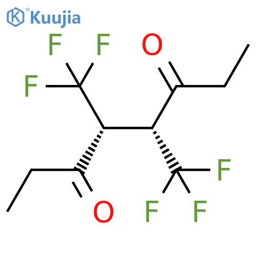 3,6-Octanedione, 4,5-bis(trifluoromethyl)-, (R*,R*)-(±)- structure