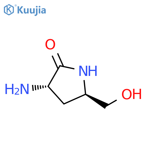 2-Pyrrolidinone, 3-amino-5-(hydroxymethyl)-, (3S,5R)- structure