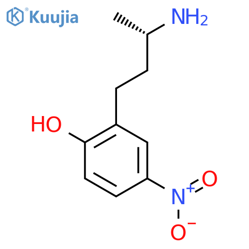 2-(3S)-3-aminobutyl-4-nitrophenol structure